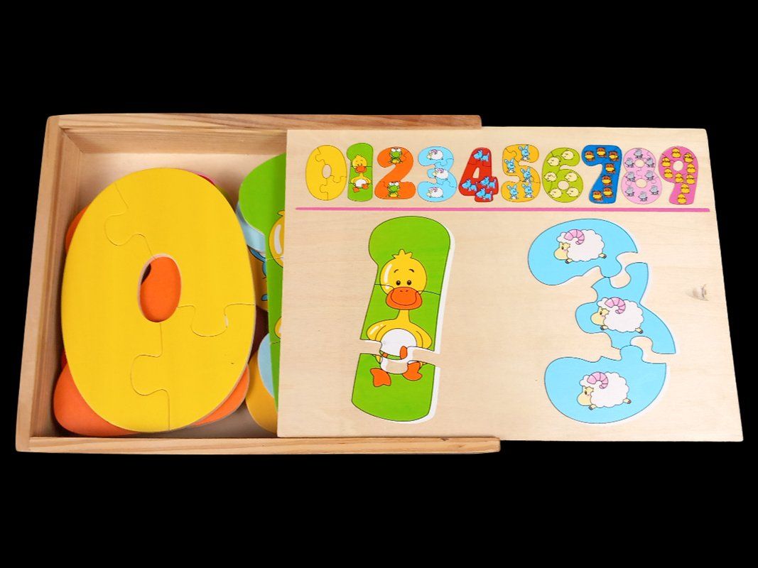 Puzzle: Holzpuzzle Zahlen – Usato da Hünenberg venduto da Restwert_Zug