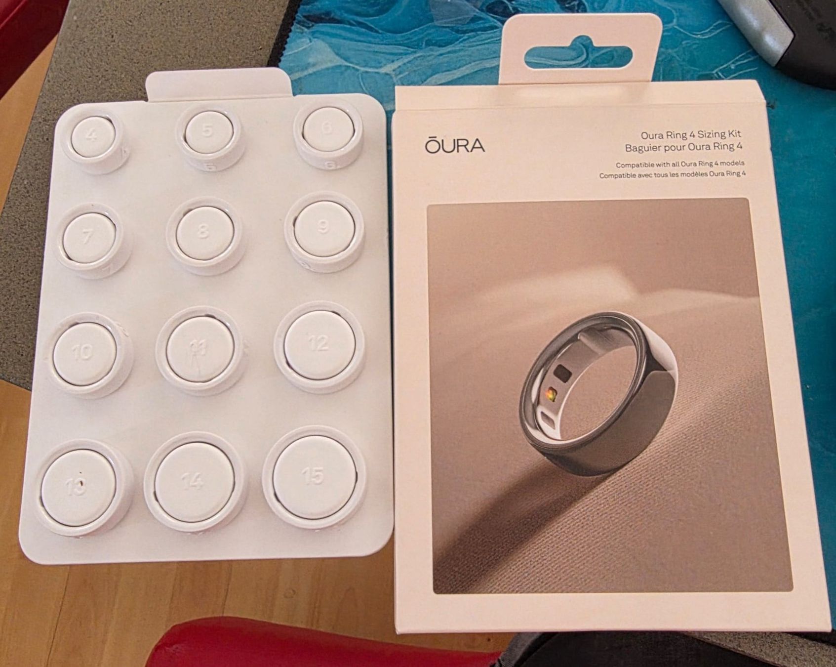 Bagues: Oura Ring 4 Sitzing Kit (testgrössenringe) – Neuf avec emballage d'origine à Wikon par Speedy_li