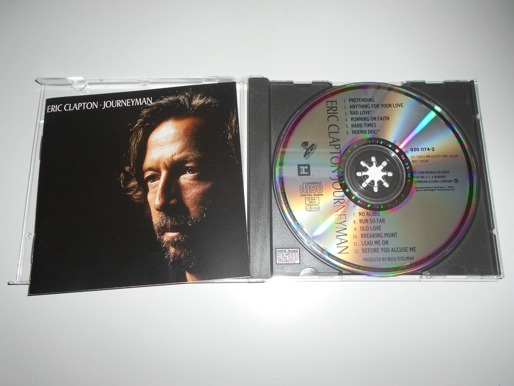 CD: Eric Clapton – Journeyman / 1989 – Usato da Aarberg venduto da witchhunter01