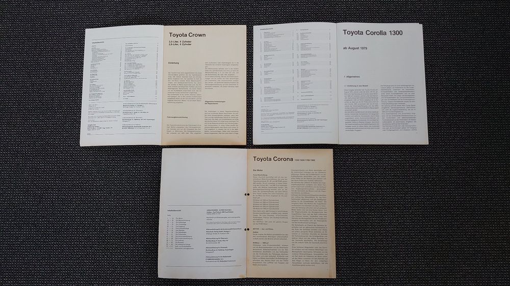 Libri: Buchelikonvolut Reparaturanleitung Toyota – Usato da Tägerschen venduto da Triba01 2