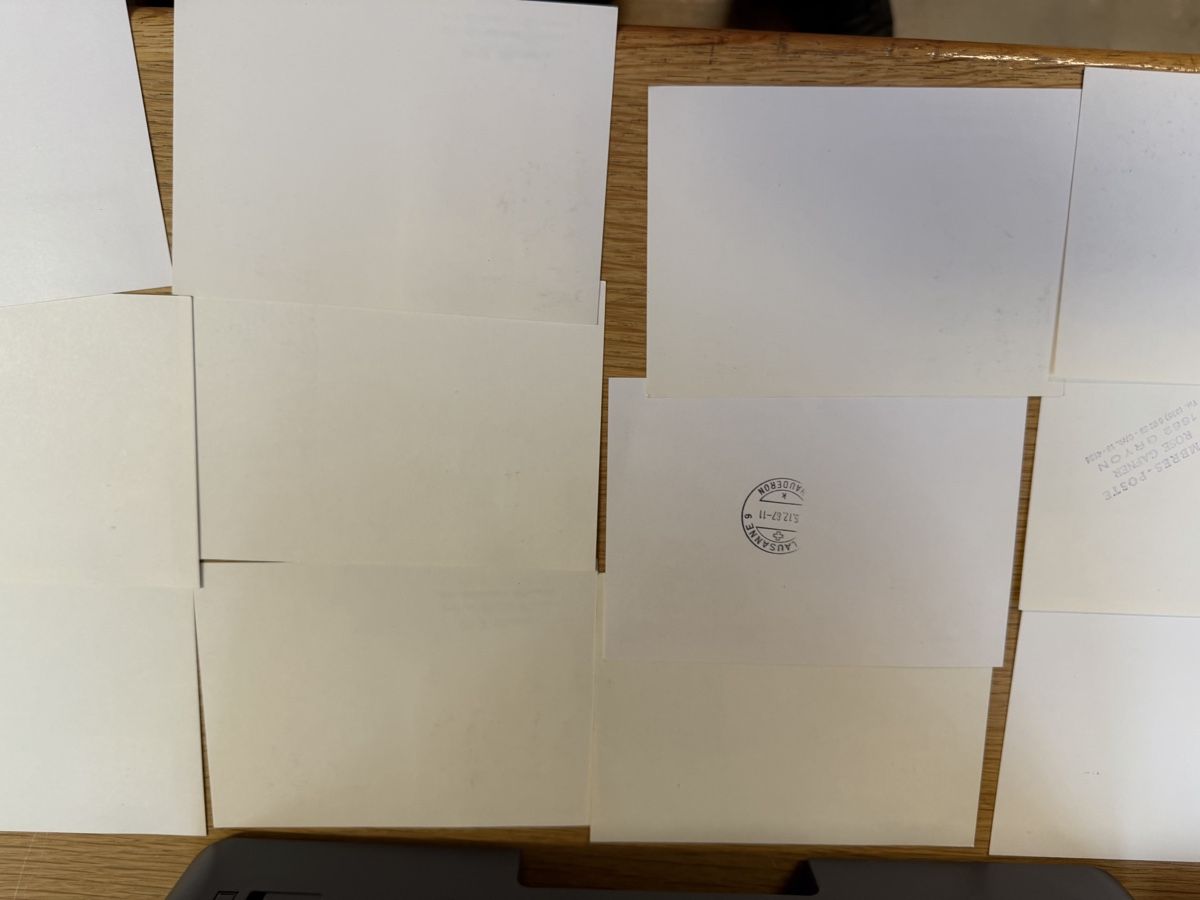Alle Briefmarken: 27 Karten Tag der Briefmarke  – Neu (gemäss Beschreibung) aus Murgenthal von Tina_4055 8