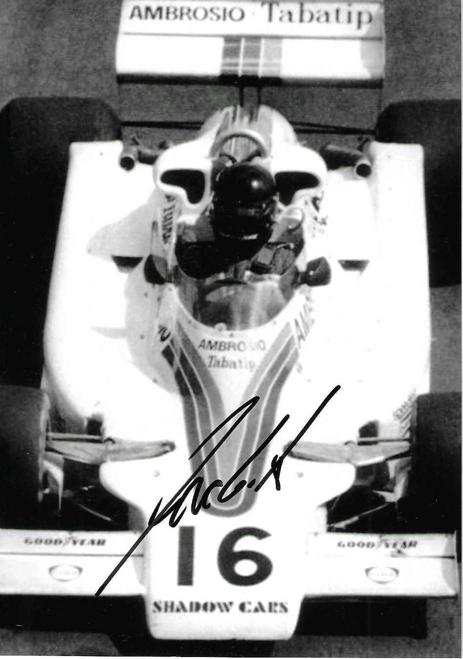 Autografi: Oliver, Shadow 1977, original signiert! – Usato da Grünenmatt venduto da F1Racing-Switzerland
