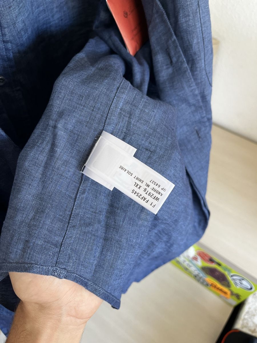 Loro Piana Camicie: Loro Piana Linen Shirt – Nuovo e nell'imballaggio originale da Genève venduto da 3M_JR 2
