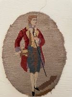 Petit Point Stickerei - 1907-Rare Antiquität