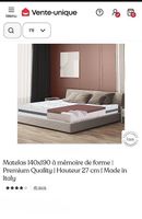 Matelas mémoire de forme 140x190 à prix toute concurrence