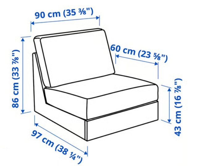 Ikea Sofas: Ikea KIVIK Sofa Hocker Leder schwarz – D'occasion à Ried-Muotathal par Ranax 2