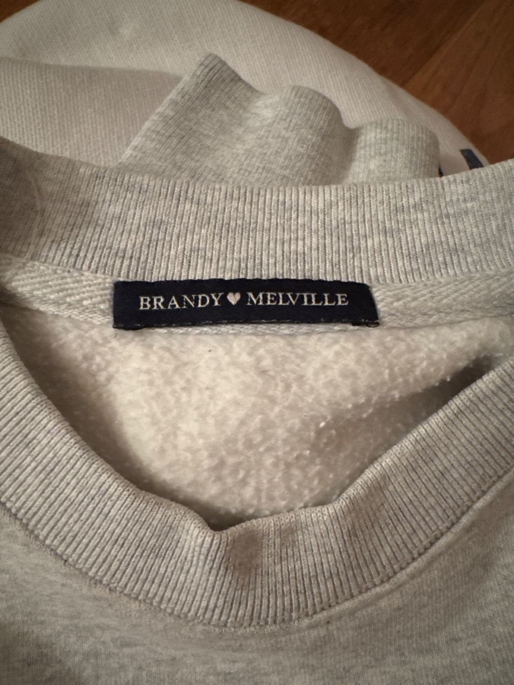 Brandy Melville Maglioni & Felpe: Brandy Melville Sweatshirt mit Aufschrift – Usato da Riedern venduto da leoni_m 1