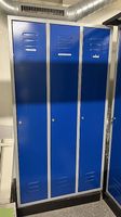3x Dreierspind / Garderobenschrank