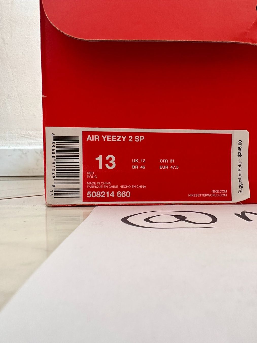 Nike Scarpe da uomo: Nike Air Yeezy 2 SP Red October Authentic Deadstock US 13 – Nuovo (secondo la descrizione) da Zürich venduto da maruos 5
