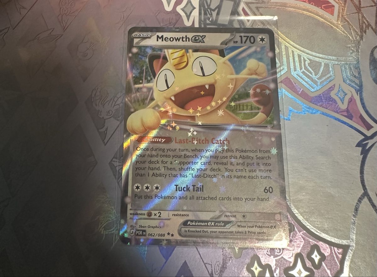 Pokémon Carte collezionabili: Meowth Ex #62 Pokemon Perfect Order   – Usato da Innerberg venduto da kirkizsara