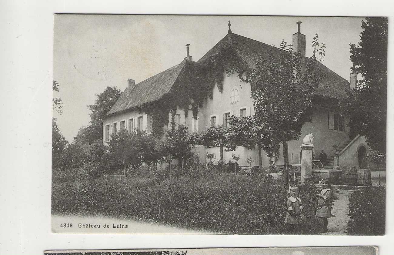 Ansichtskarten: Luins, 1916 – Gebraucht aus Spiez von Niesen20