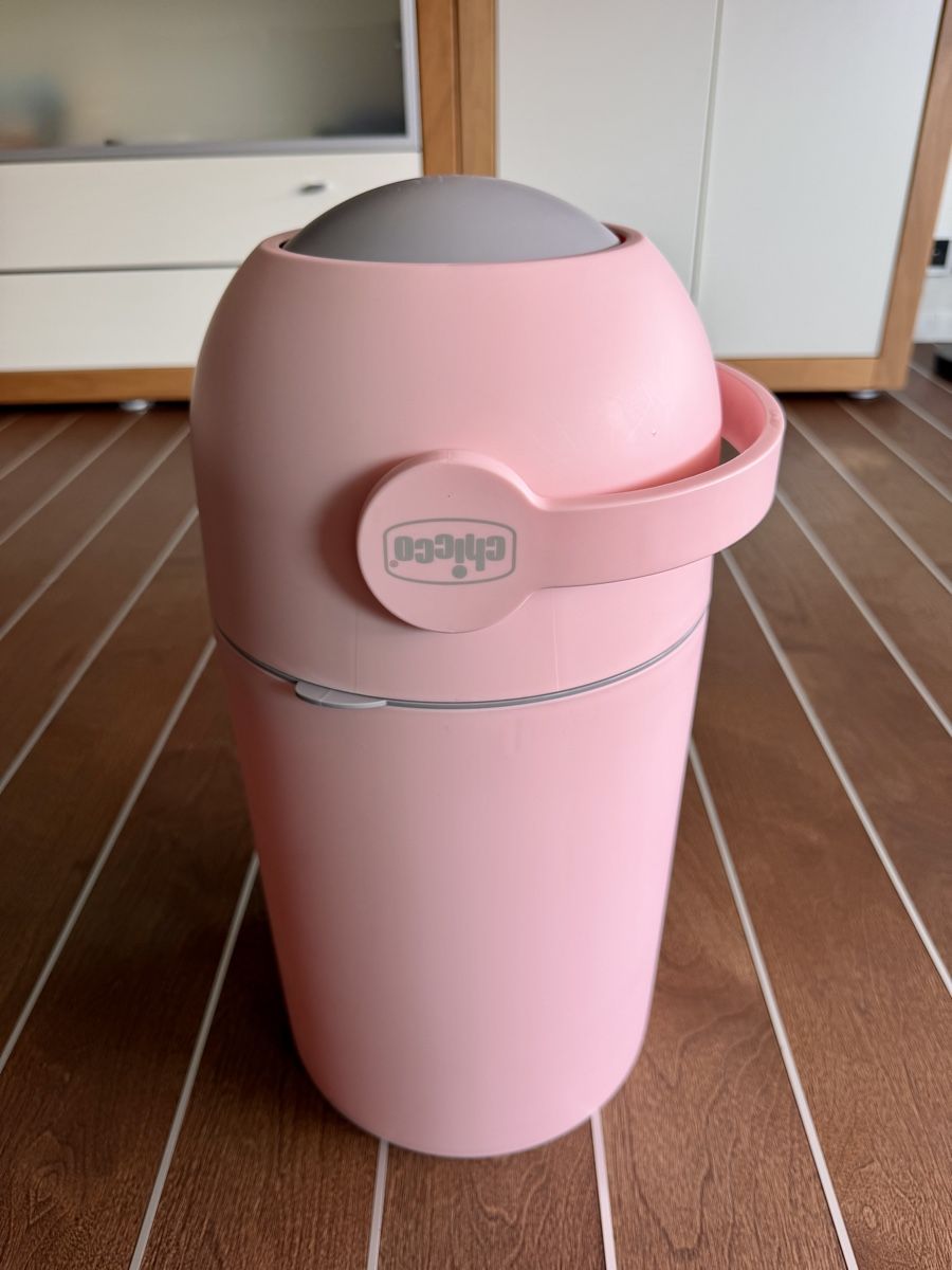 Chicco Cestini per rifiuti: Chicco Windeleimer Odour OFF pink neuwertig – Nuovo (secondo la descrizione) da Engelburg venduto da Annis_Crew
