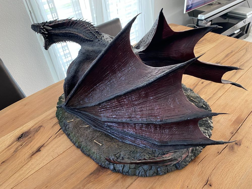 Game of Thrones Drogon 1/6 grosse Drachen Statue Got/HotD Kaufen auf Ricardo