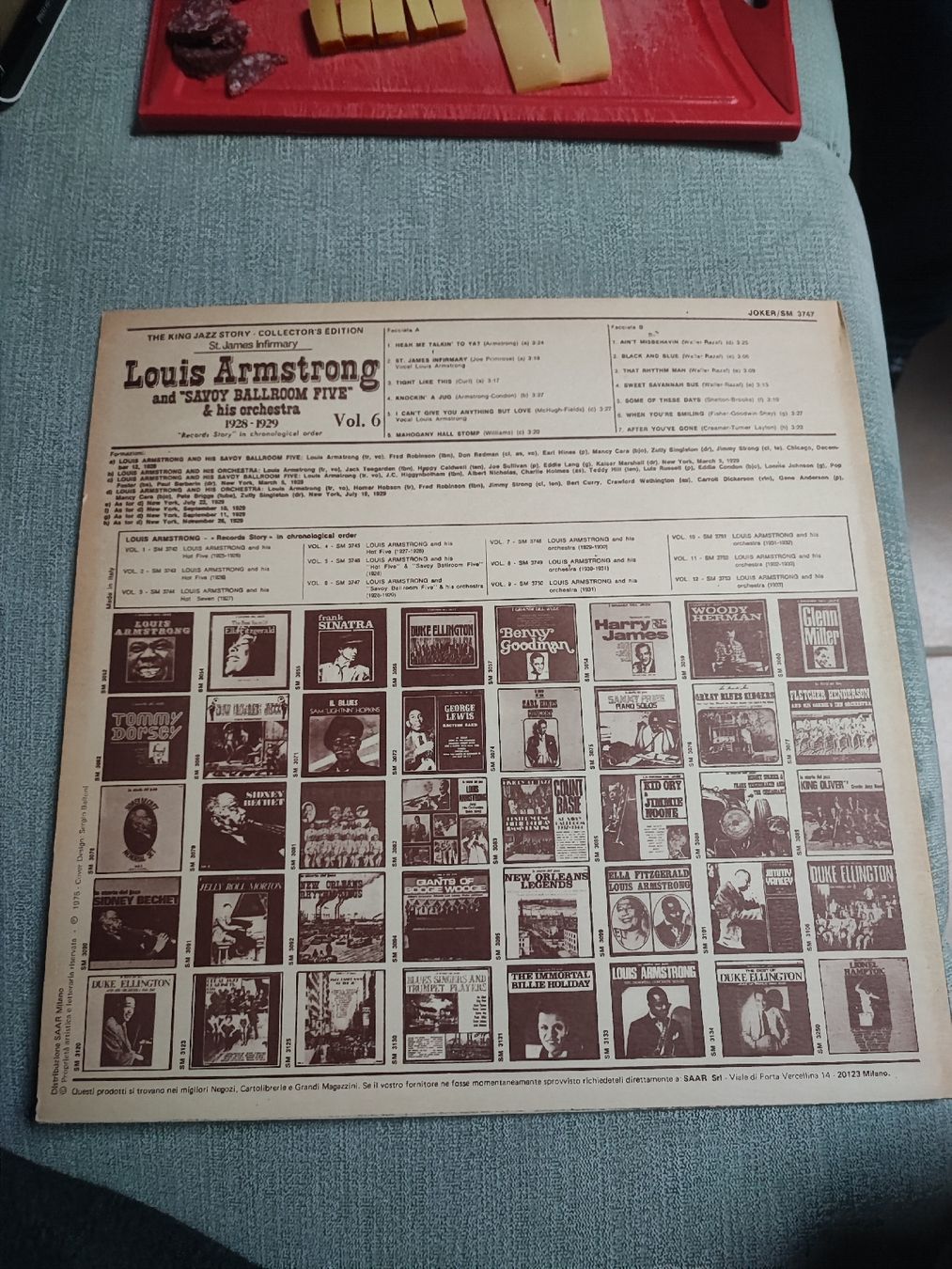 Dischi in vinile: Louis Armstrong vinyle 1928- 1929 – Usato da Vullierens venduto da Saway 1