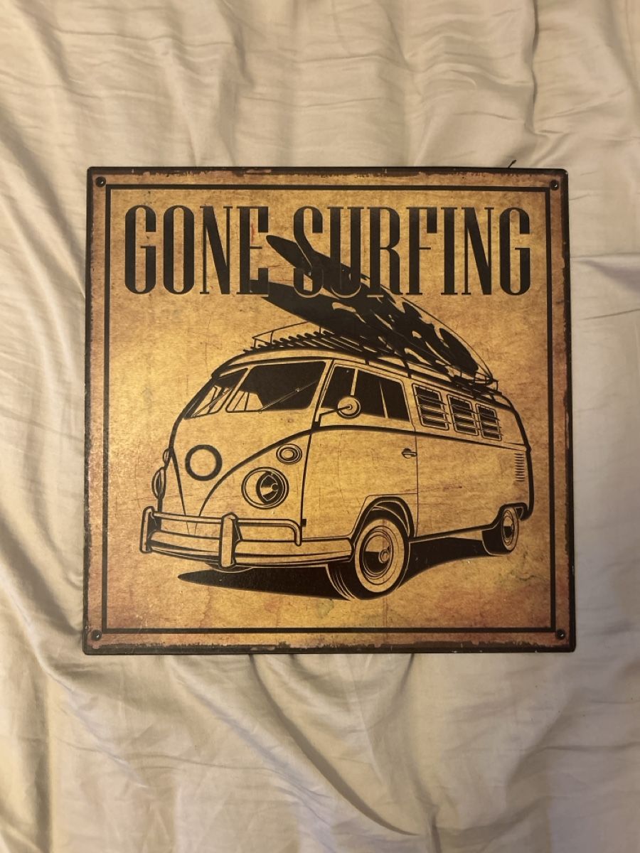 Insegne: Blechschild Gone Surfing – Usato da Baden venduto da ste_h2z5