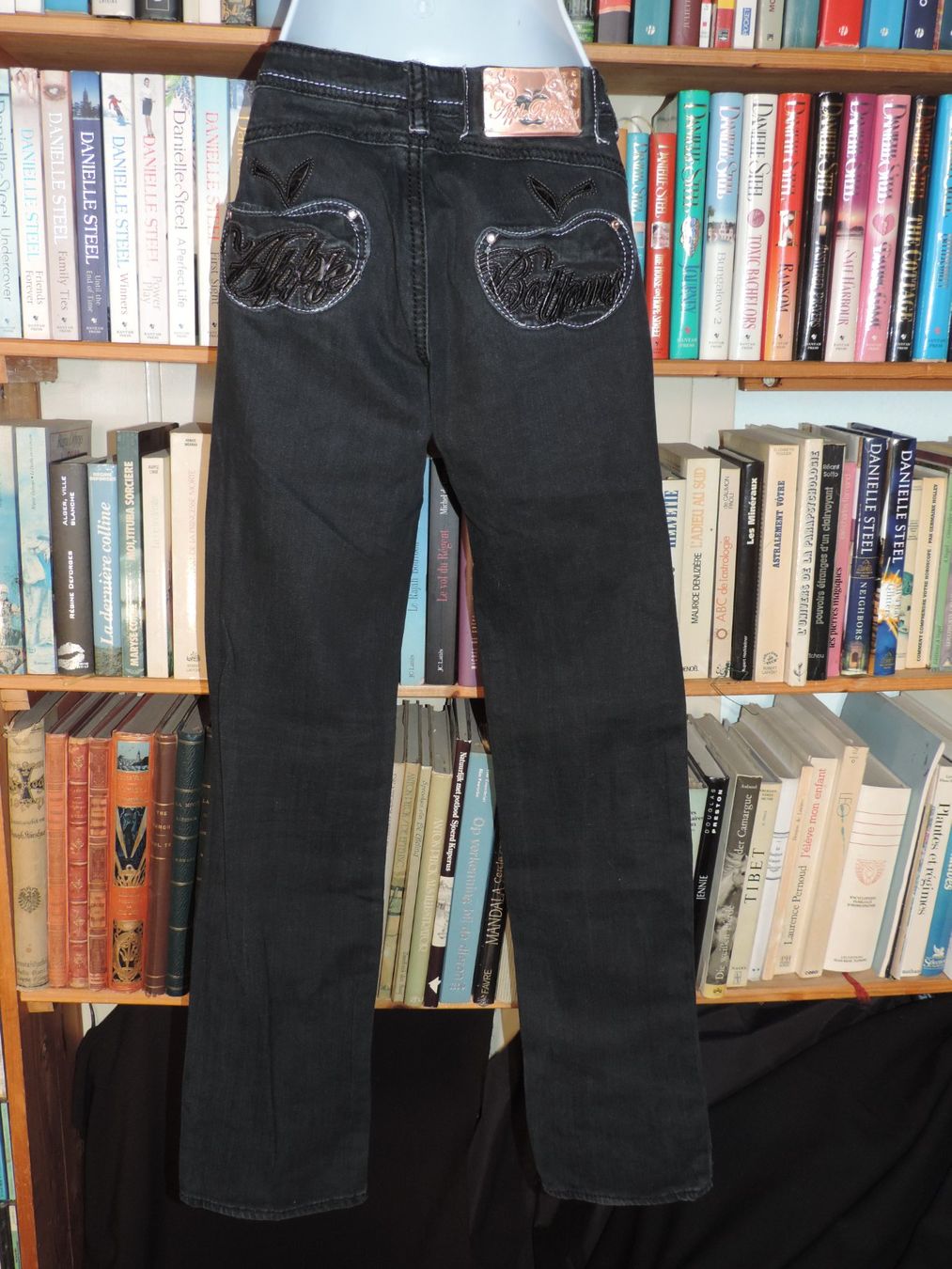 Jeans: jeans noir/gris Apple Bottom – Nuovo (secondo la descrizione) da Genève venduto da Axelle333