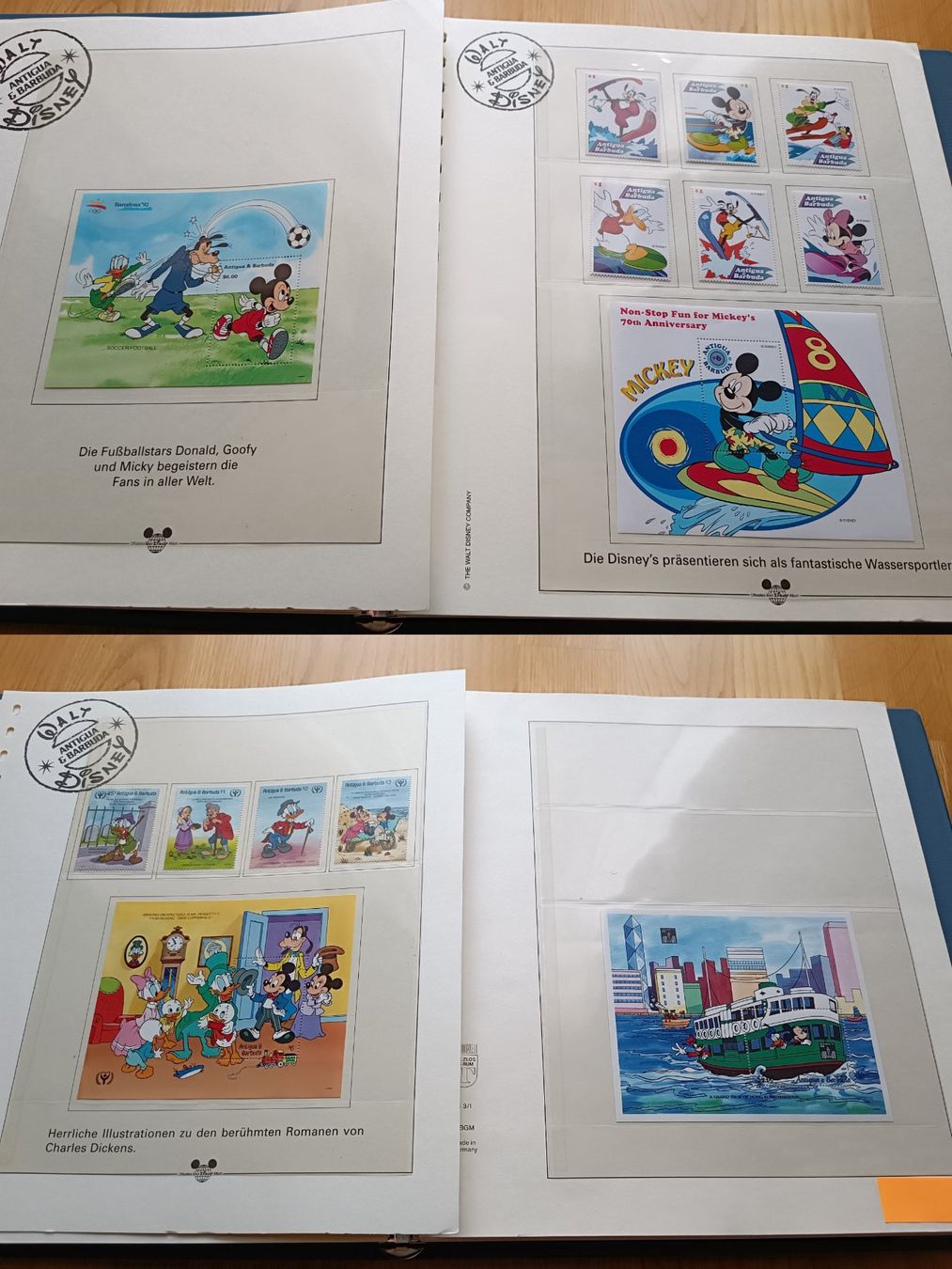 Lindner Alben: Disney Briefmarken Album Lesotho – Gebraucht aus Otelfingen von patida 3