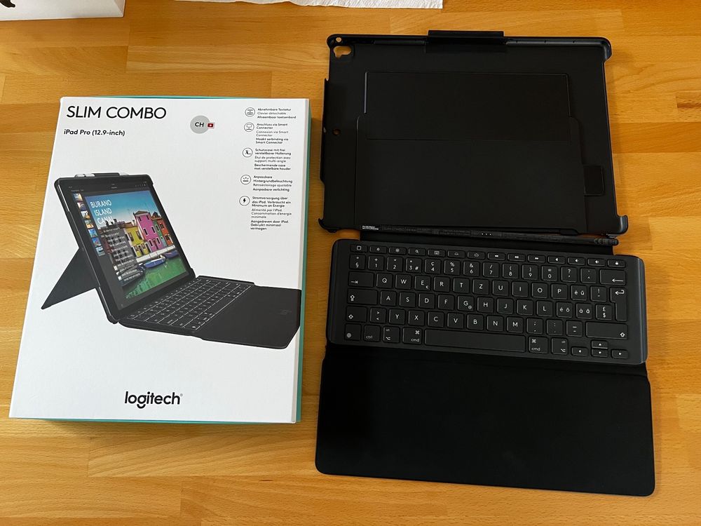 Logitech Slim Combo für Apple iPad Pro 12.9 1./2. Generation | Kaufen ...