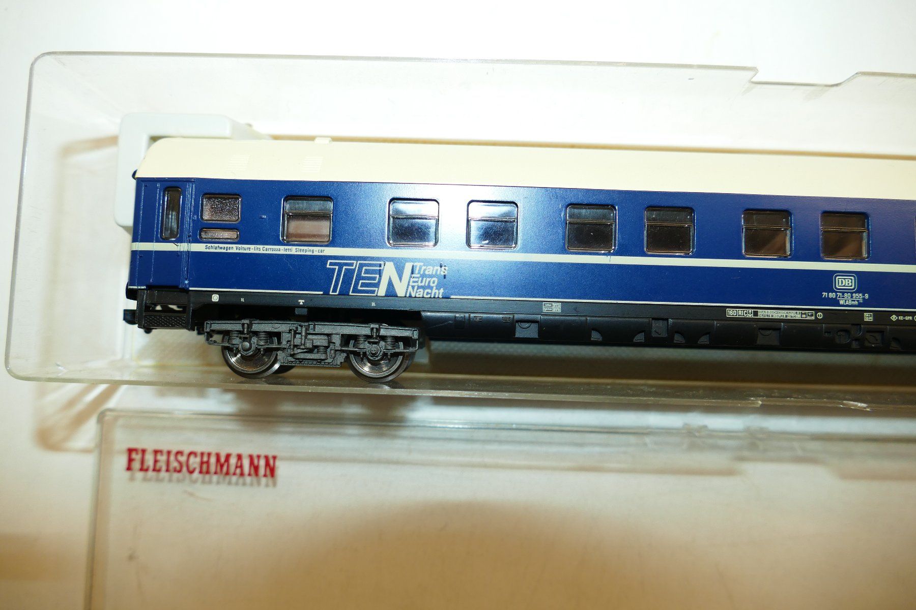 Fleischmann Modelleisenbahnen: Fleischmann H0: DB TEN Schlafwagen – Neu (gemäss Beschreibung) aus Niederhasli von rail-duerst 1