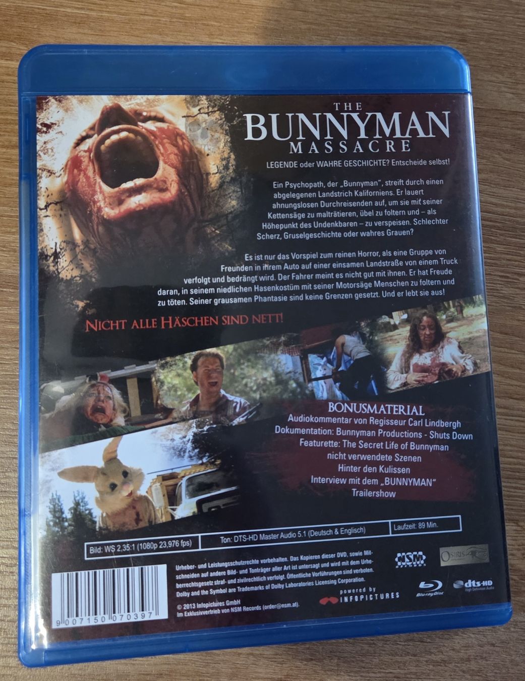Alle DVDs: The Bunnyman Massacre - Uncut [Blu-ray] – Gebraucht aus Winterthur von raymen74 1