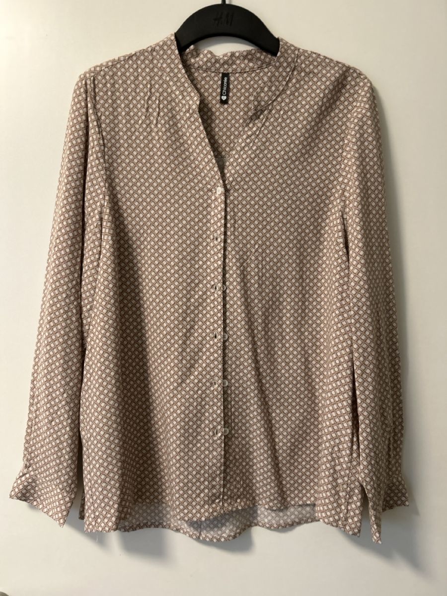 Camicette: Bluse von Chicoree, Grösse L, beige-weiss – Nuovo (secondo la descrizione) da Erlinsbach SO venduto da hallon480
