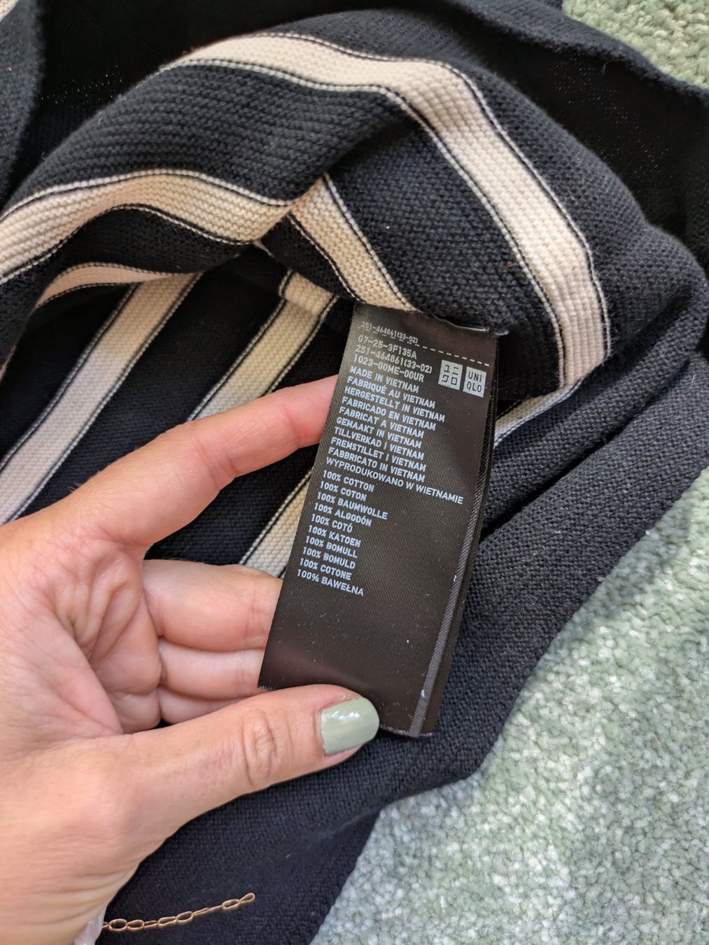 Uniqlo Maglioni & Felpe: Gestreifter Baumwoll-Pullover von Uniqlo in Grösse S – Nuovo (secondo la descrizione) da Hedingen venduto da cafel10 4
