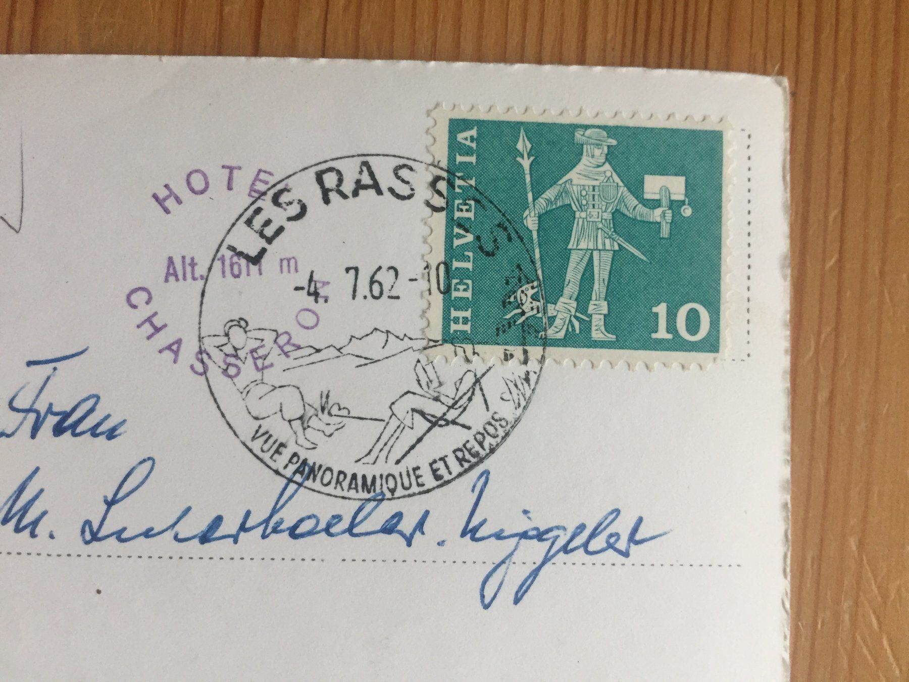 Cartoline postali: Sommet du Chasseron - AK 1962 – Usato da Oberuzwil venduto da Henri09 1