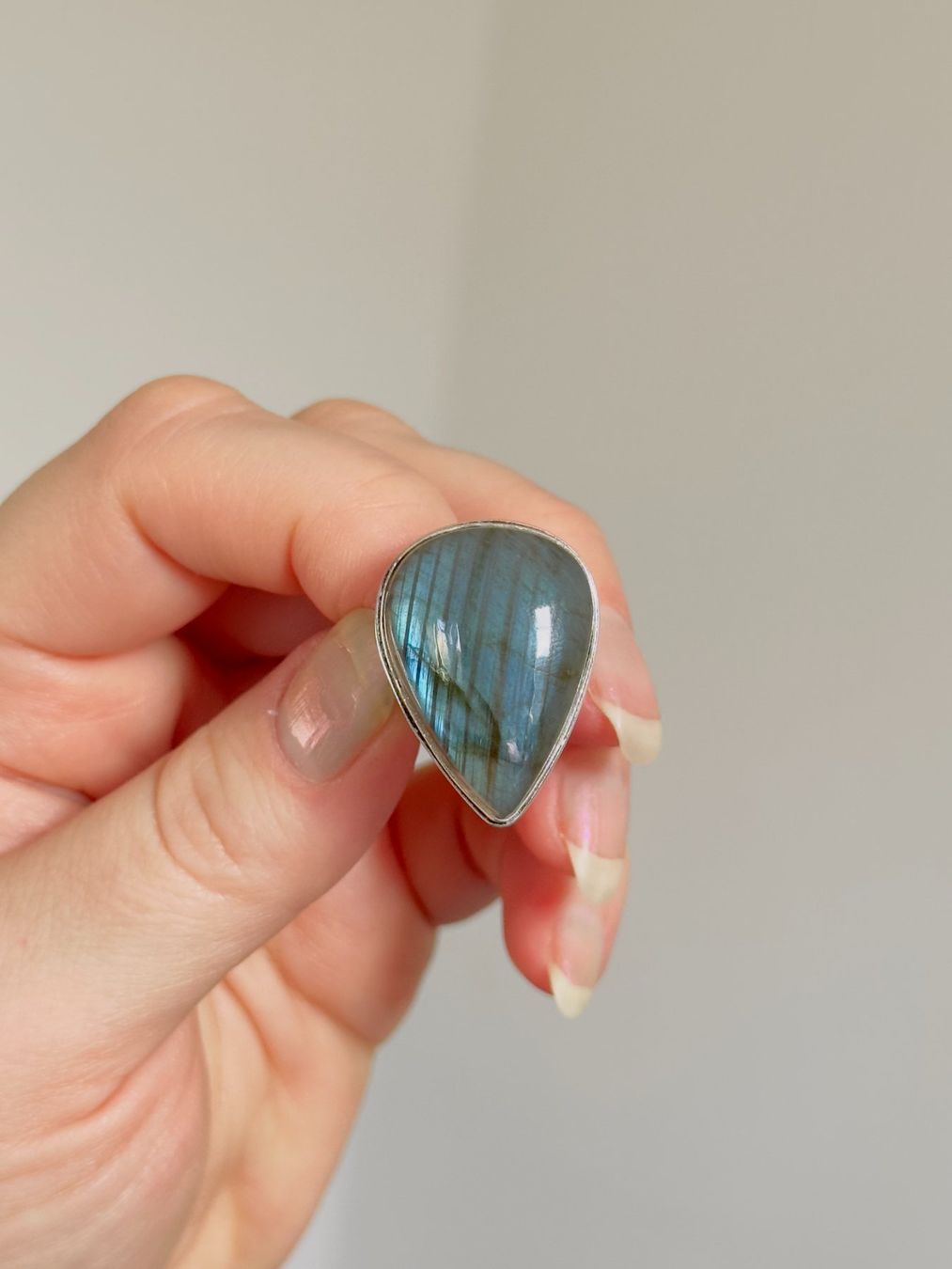 Anelli: Labradorite Gemstone Ethnic Handmade Ring 55mm – Nuovo e nell'imballaggio originale da Genève venduto da AGBERG 7