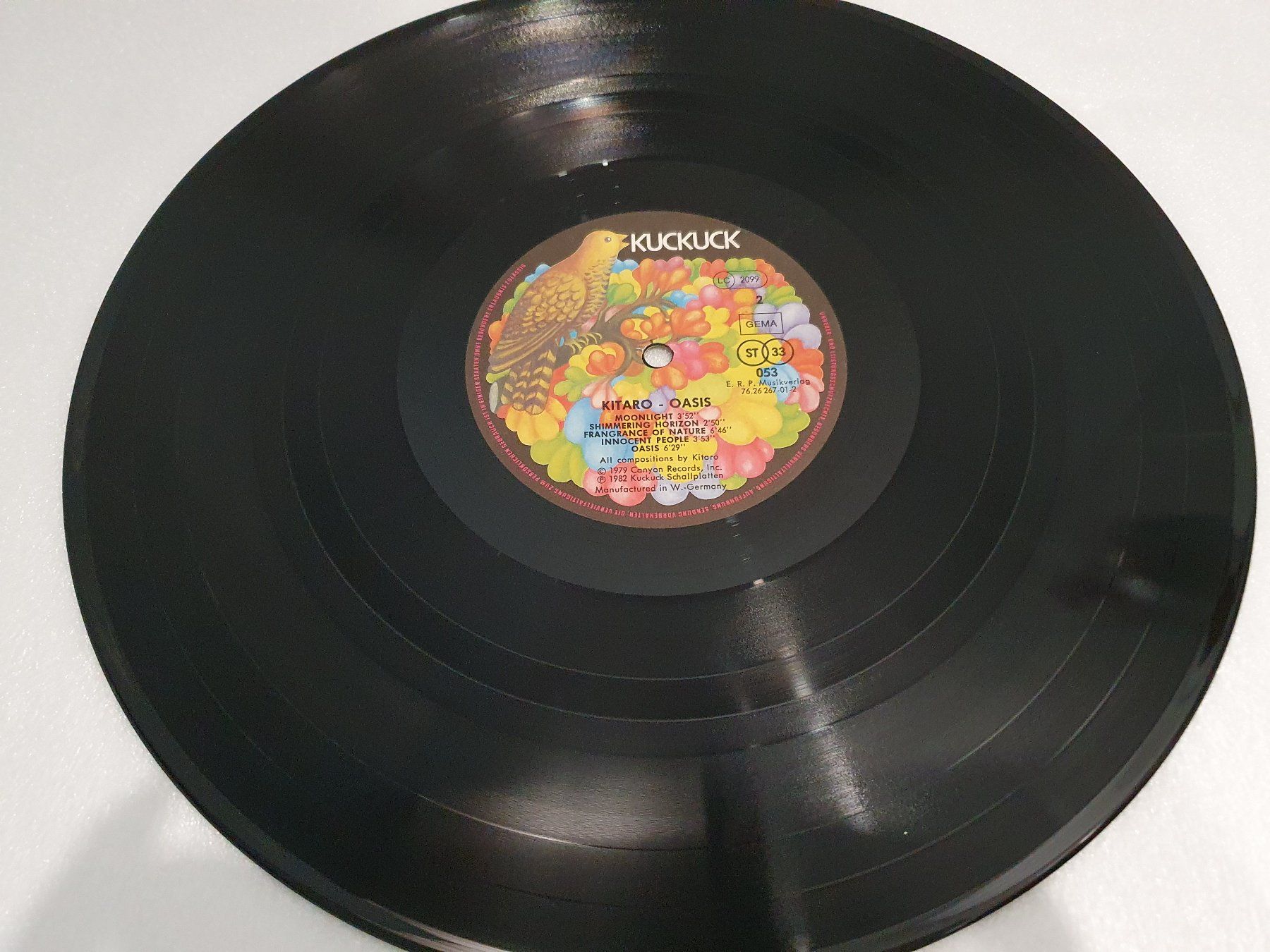 Dischi in vinile: Kitaro – Oasis – Usato da Uster venduto da Vinyl-Leidenschaft 4