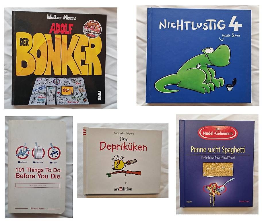 Fumetti: Comics Set - 5 Buecher - Moers, Nichtlustig usw. – Usato da Allschwil venduto da BiHoh