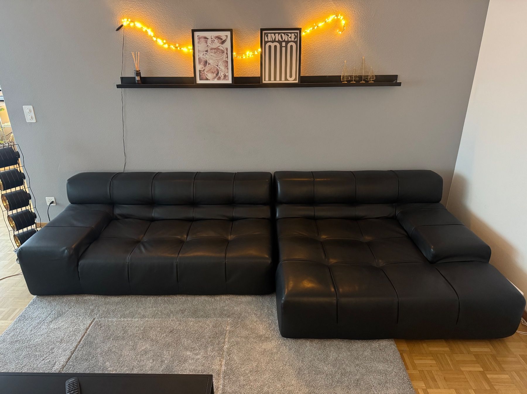 B&B Italia Divani: B&B Italia Tufty-Time Ledersofa schwarz – Usato da Zürich venduto da Dom_egl91