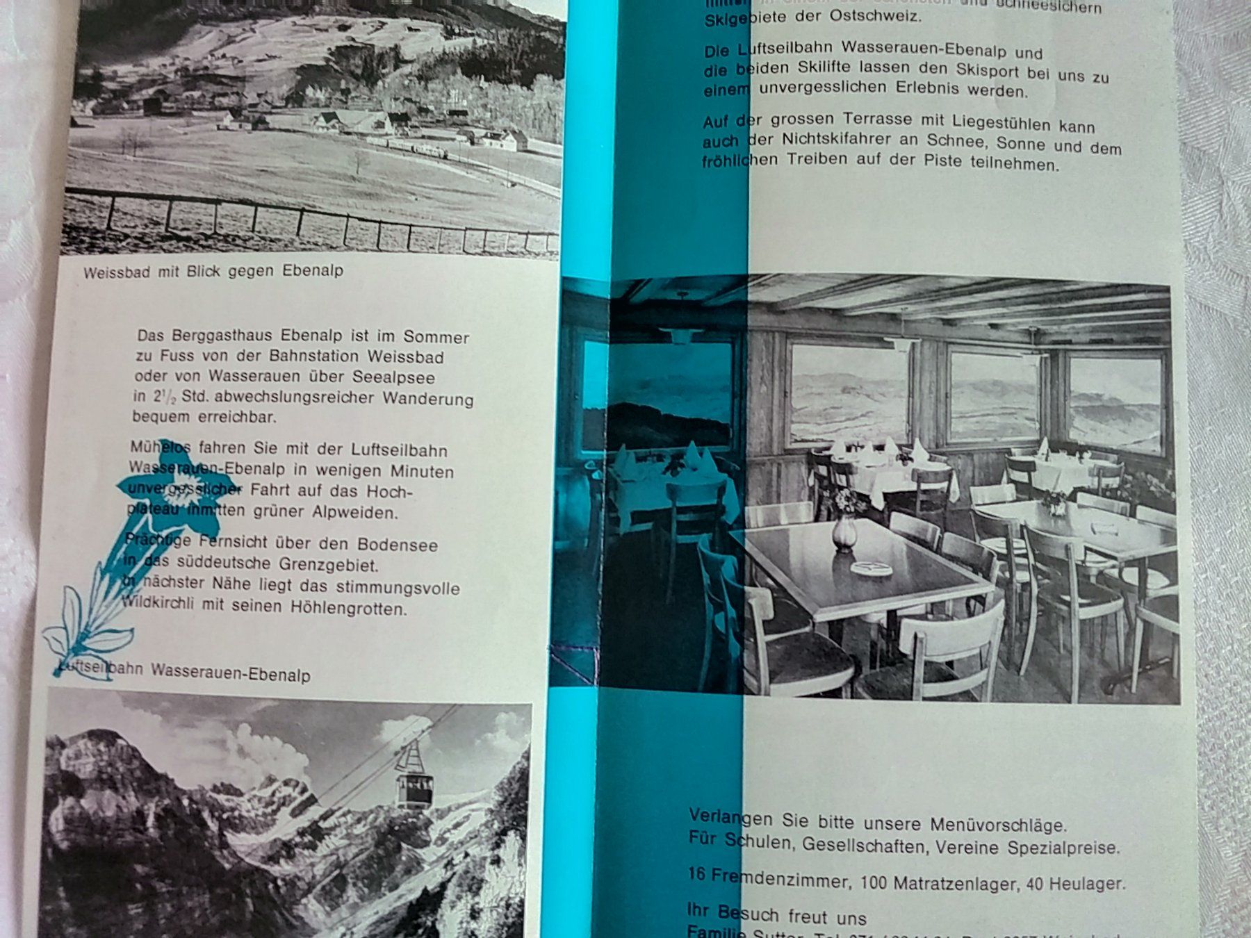 Documenti: Prospekt Berg-Gasthaus Ebenalp – Usato da Appenzell venduto da lama19 1