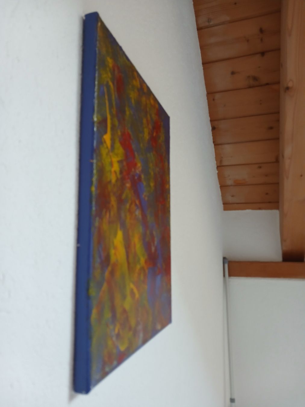 Dipinti: Painting: "Fired Up", canvas frame, 30 x 40 cm – Nuovo e nell'imballaggio originale da Turbenthal venduto da viw_48fr 1