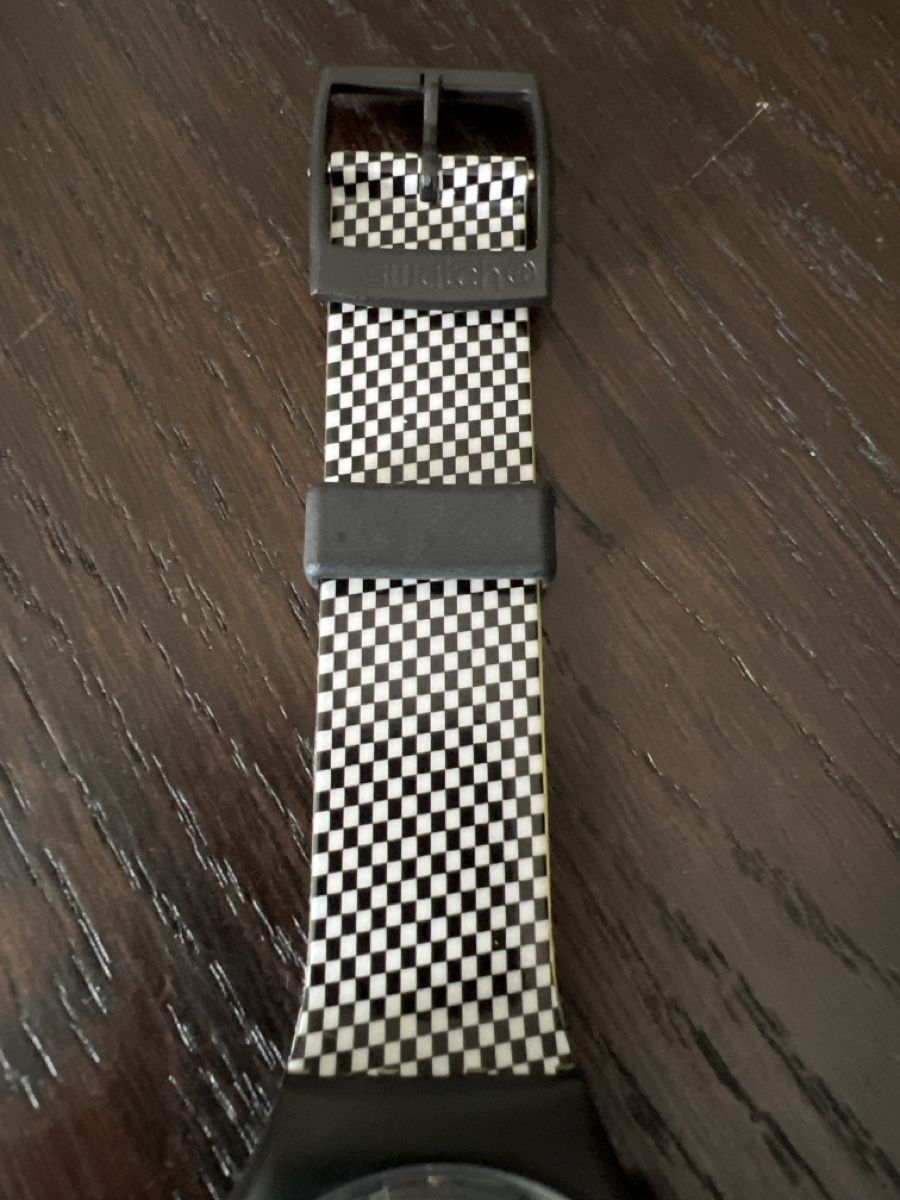Swatch Orologi: Swatch Chrono (SCB116) Chess – Nuovo e nell'imballaggio originale da Künten venduto da Spike17 2
