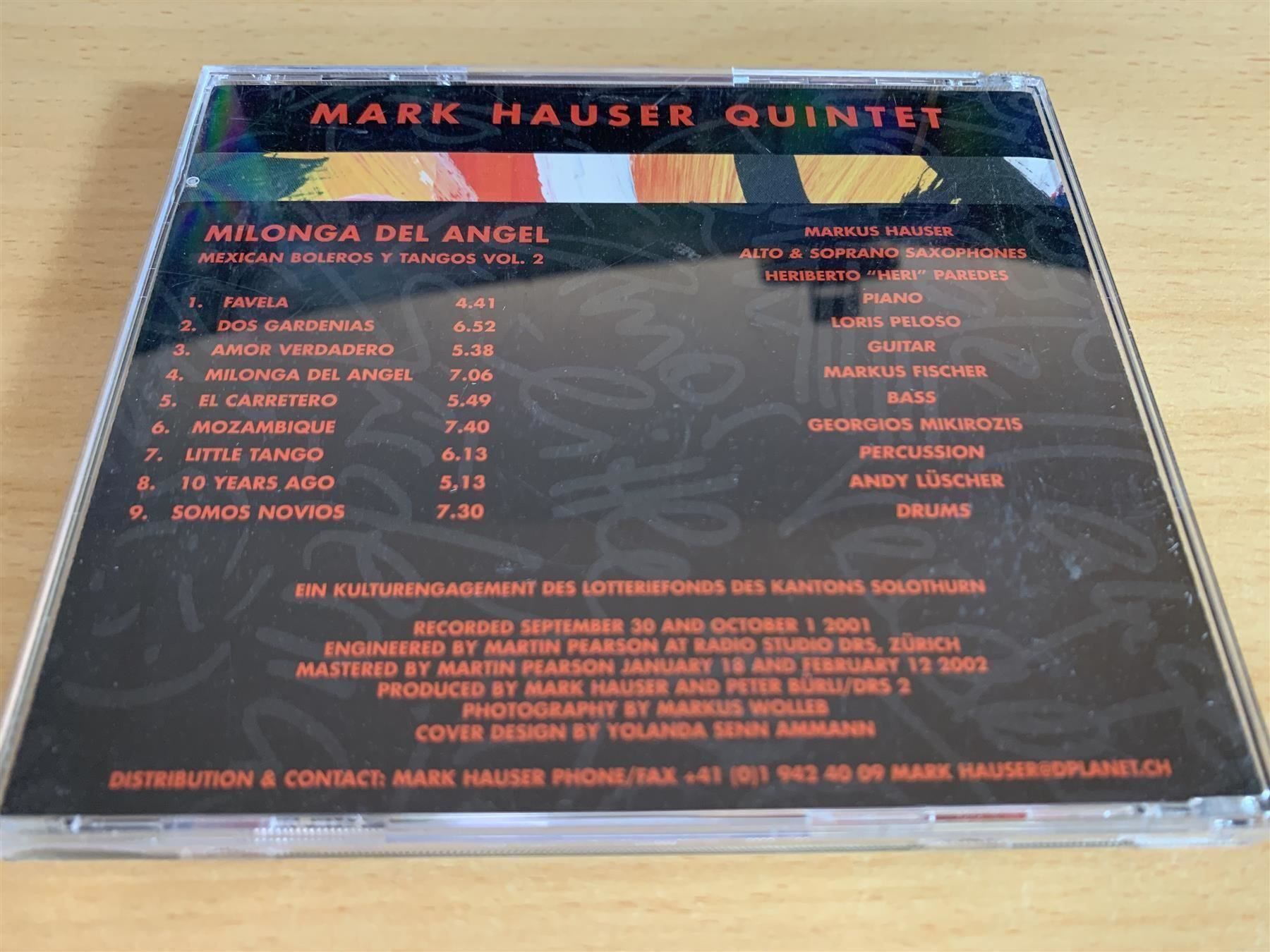 CD: Mark Hauser Quartet Feat. Heriberto Pare – Usato da Rikon im Tösstal venduto da Alpenmutz 1