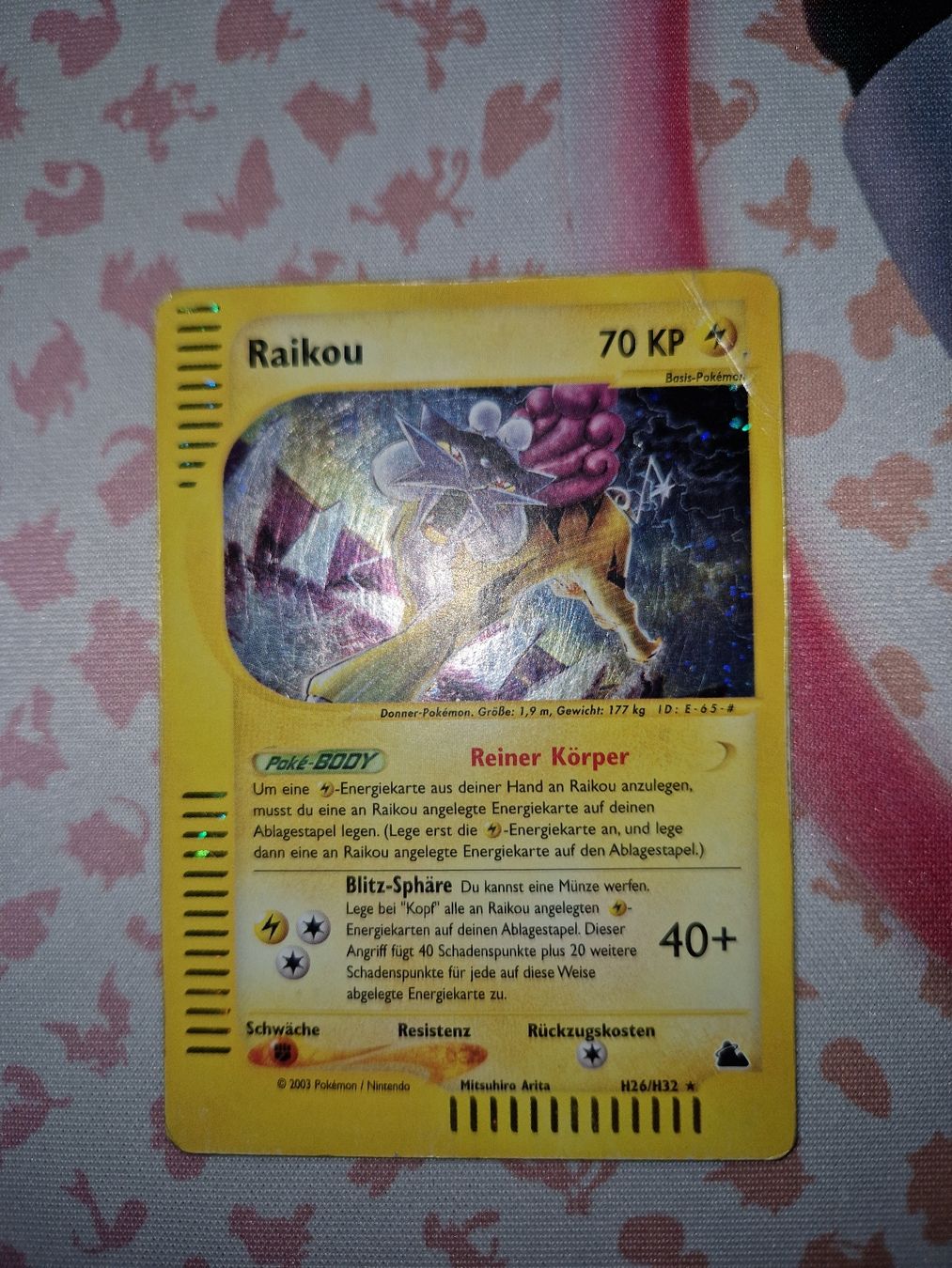 Pokémon Cartes à collectionner: Raikou DE Skyridge Holo – D'occasion à Wangen b. Olten par shlem 1
