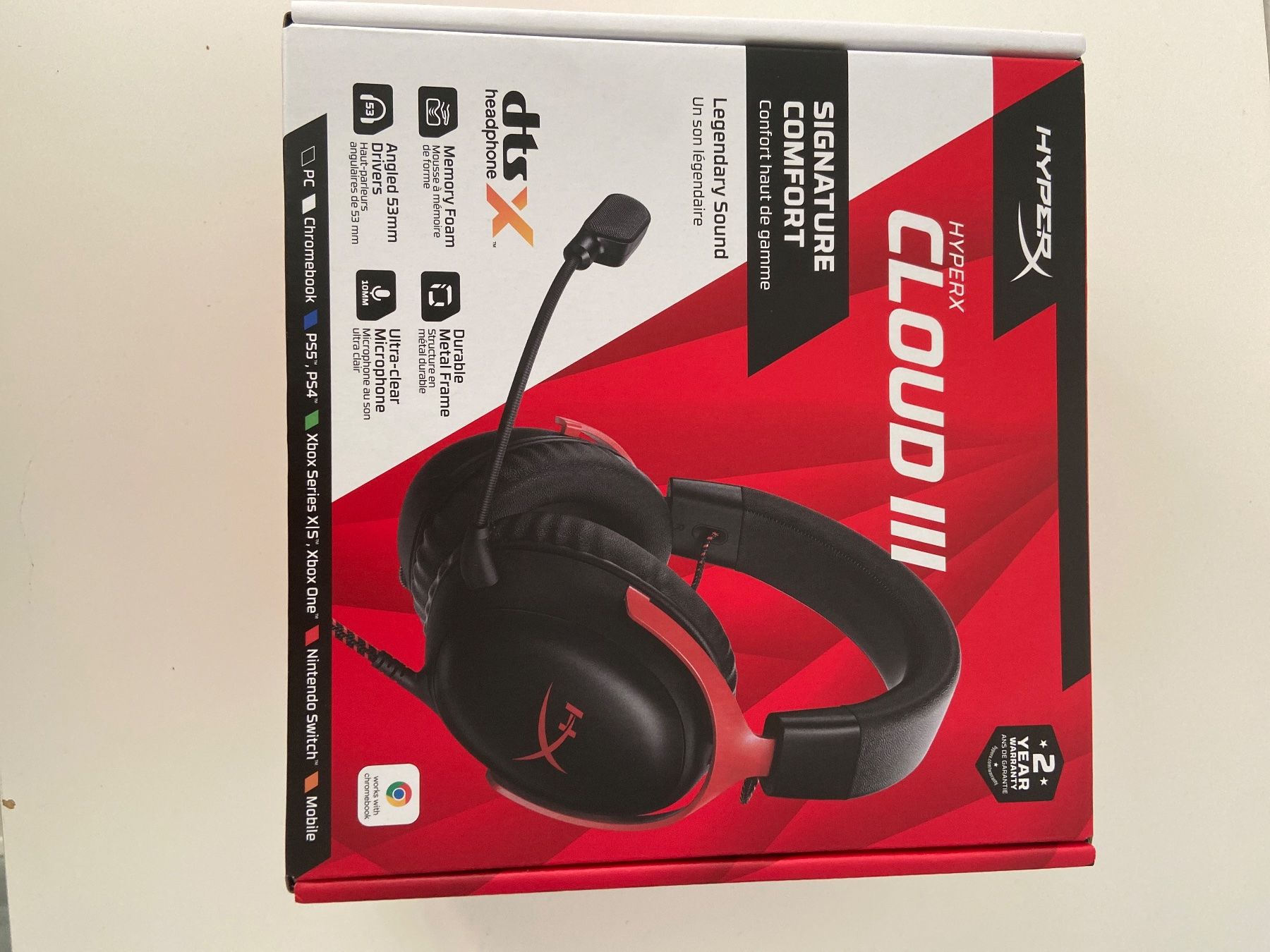 Hyperx Cuffie: HyperX Cloud III Gaming Headset – Nuovo (secondo la descrizione) da Pratteln venduto da Omega102