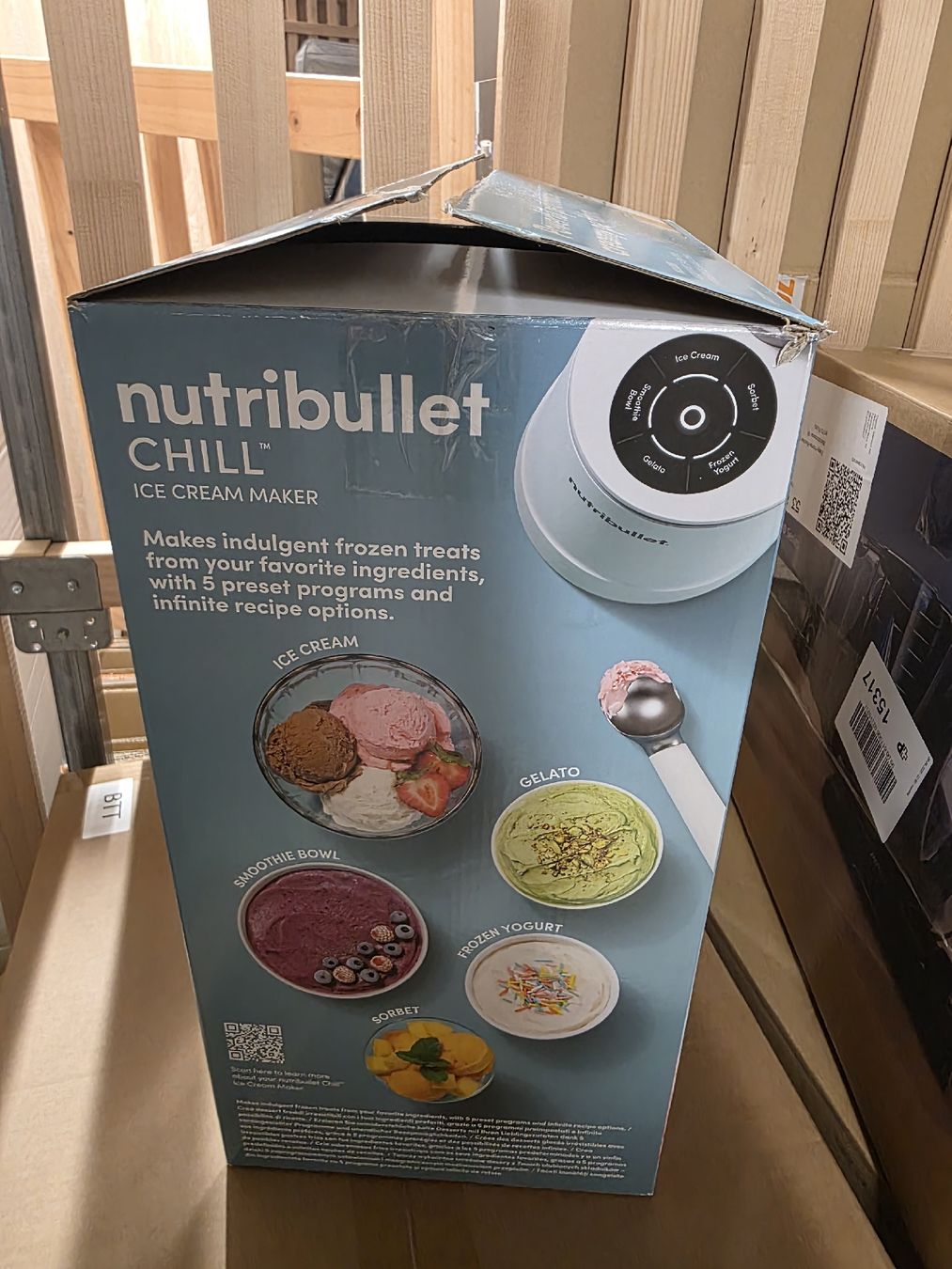 Nutribullet Elettrodomestici da cucina: Nutribullet Chill Ice Cream Maker - Eismaschine – Nuovo (secondo la descrizione) da Dietikon venduto da amelie_zh 1