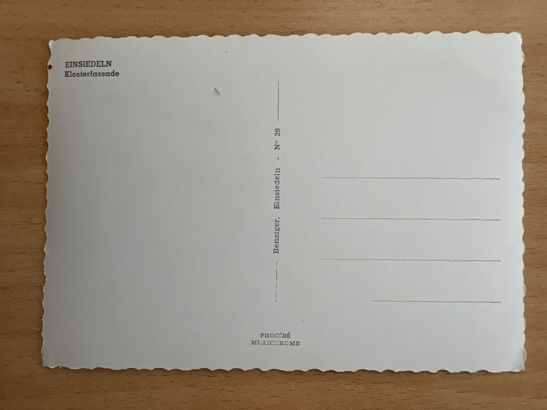 Cartoline postali: Alte Ansichtskarte Einsiedeln Klosterfassade,Top Zustand! – Usato da Ibach venduto da lisch3 1