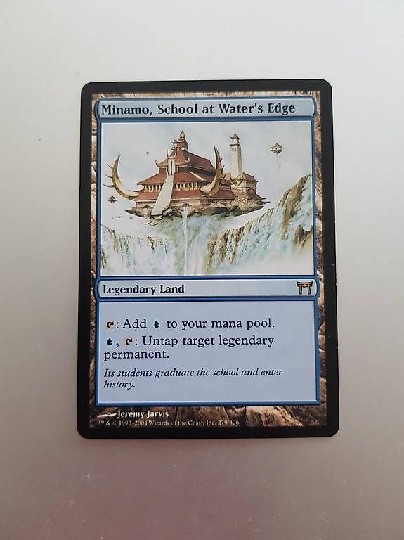 Cartes à collectionner: Magic the Gathering Minamo, school at water's edge – D'occasion à Sennhof par Thorgal77