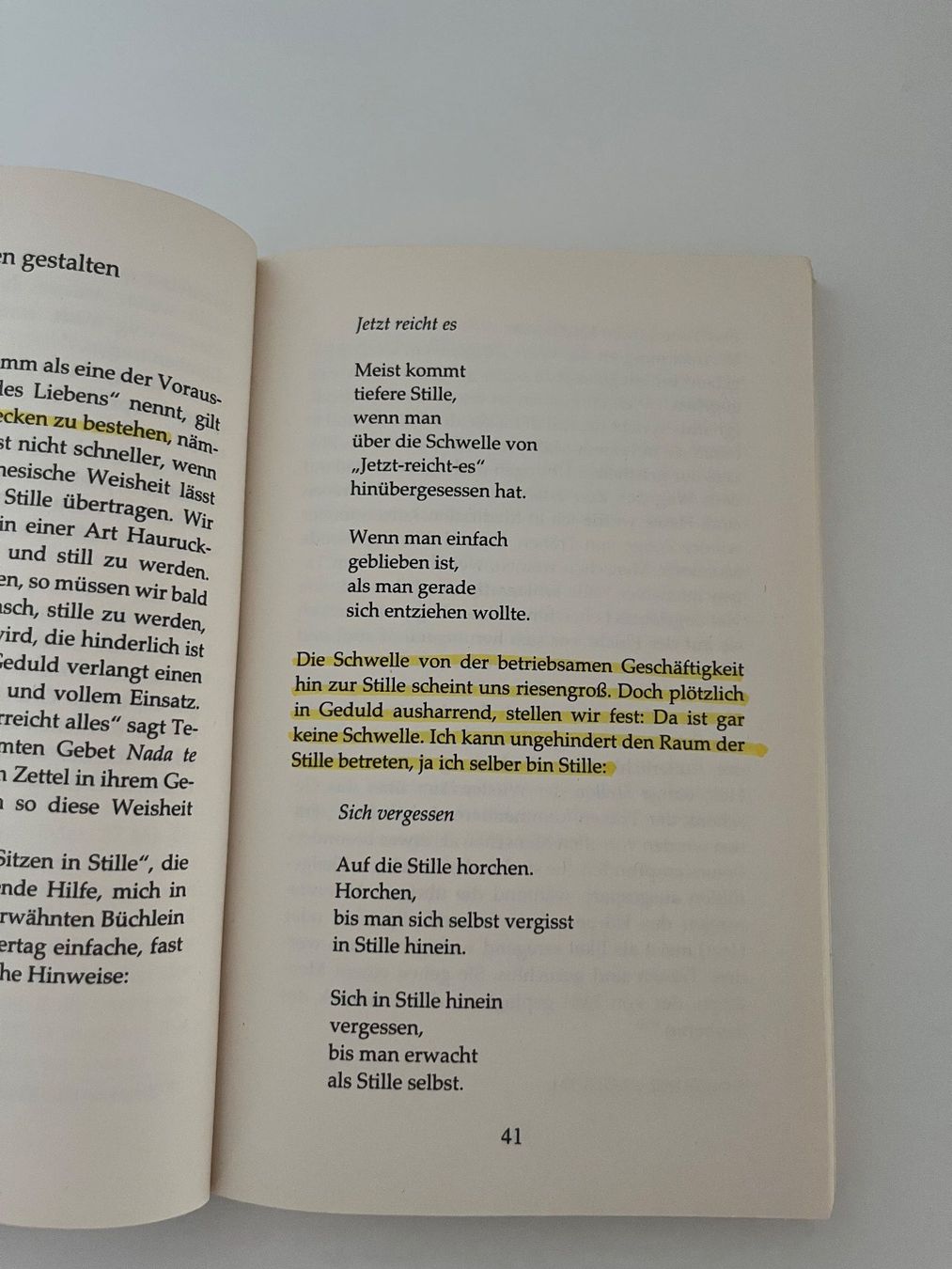 Libri: Stille  Niklaus Brantschen – Usato da Lohn-Ammannsegg venduto da panywa 2