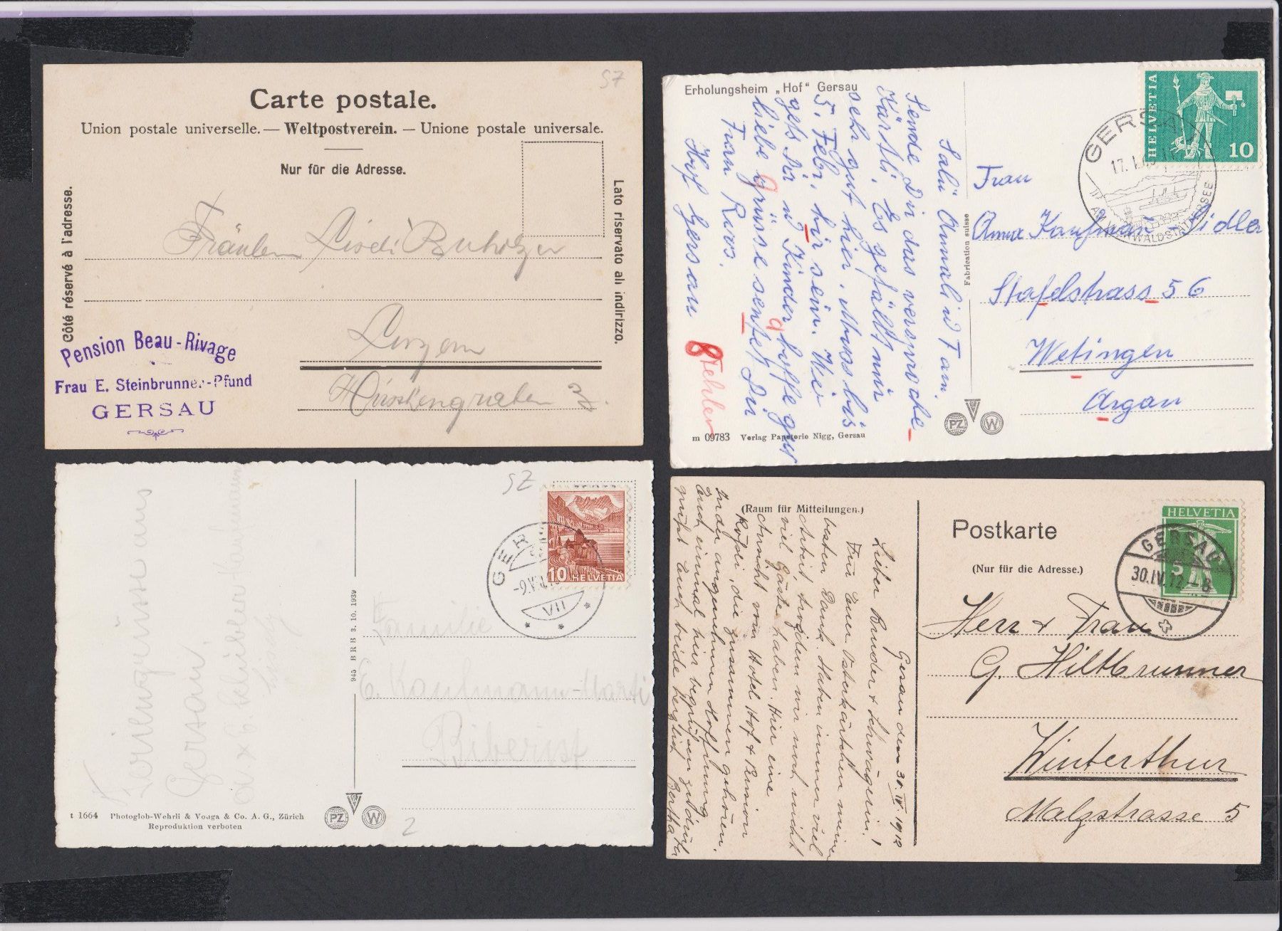 Cartes postales: Gersau   :   14 verschiedene alte Ansichtskarten – D'occasion à Vitznau par Ropaku 1