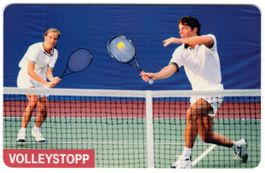 Tennis - Telefonkarte der A-Serie mit 6'000er Auflage