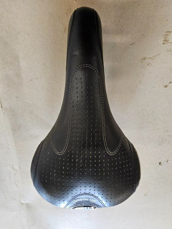 Messingschlager Gel Velo a nido d'ape Velo Saddle, nero, 260 x 168 mm
