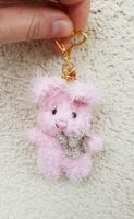 Schlüsselanhänger Handgestrickter Hase Kaninchen
