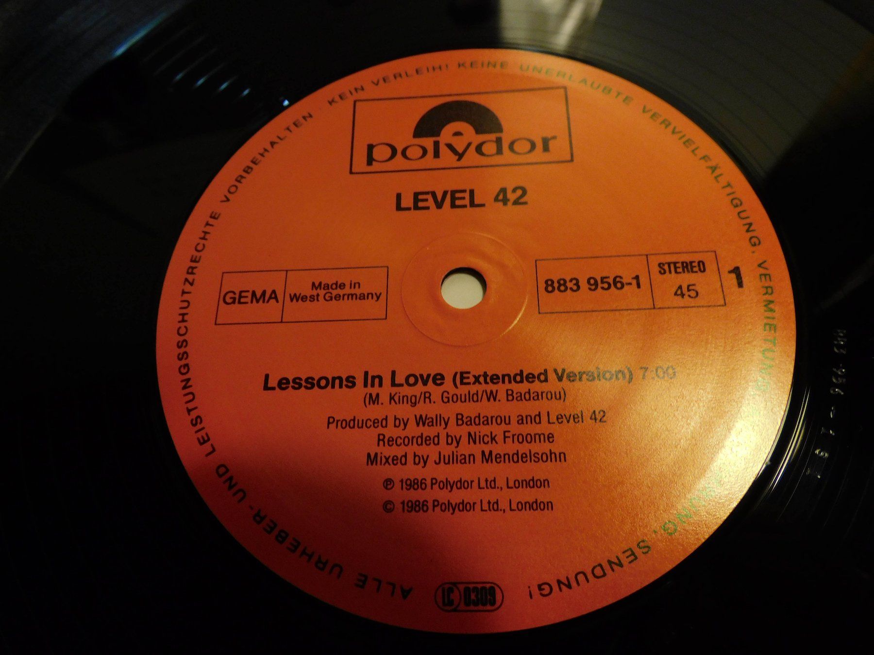 Dischi in vinile: Lp - Level 42 1986 Schallplatte   Lp – Usato da Sursee venduto da 76 1