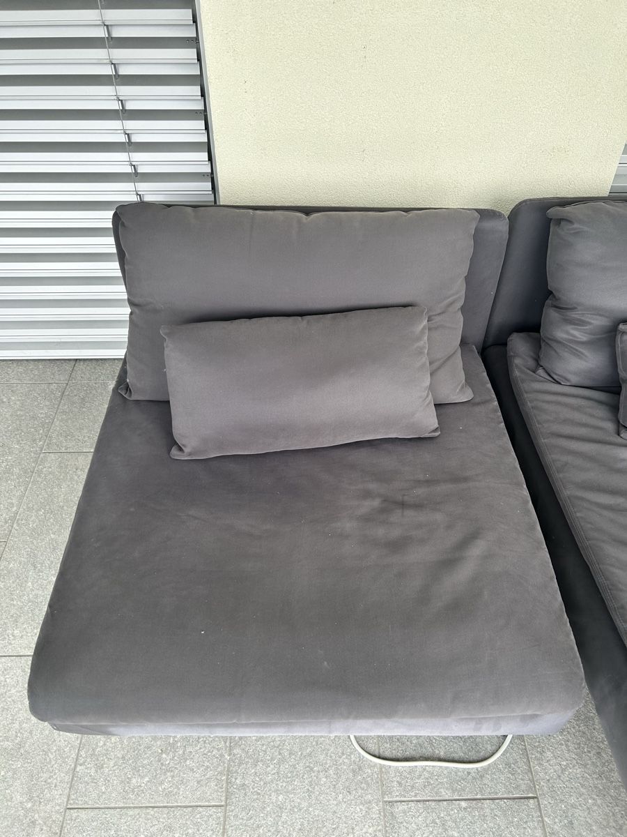 Sofas: Ikea SÖDERHAMN 2-seat sofa with chaise longue – Gebraucht aus Walchwil von ang_7khh 1