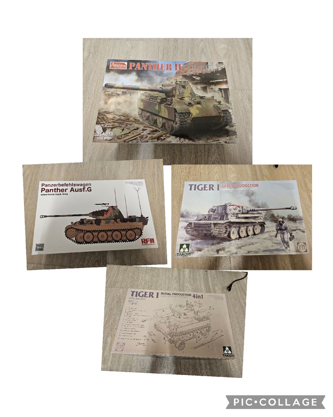 Kits de montage: Modellbausatz Panzer 4in1 1/35 neu – Neuf avec emballage d'origine à Dübendorf par EisenringJan