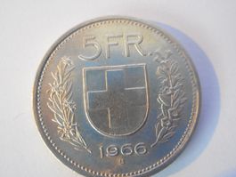 5 Fr. 1966 silber