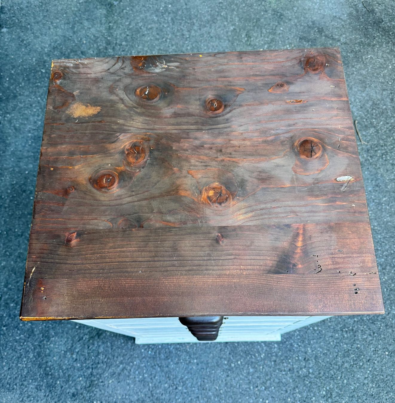 Cassettiere: Kommode weiss mit 7 Schubladen Vintage Holzmöbel – Usato da Seewen SZ venduto da web_ 2